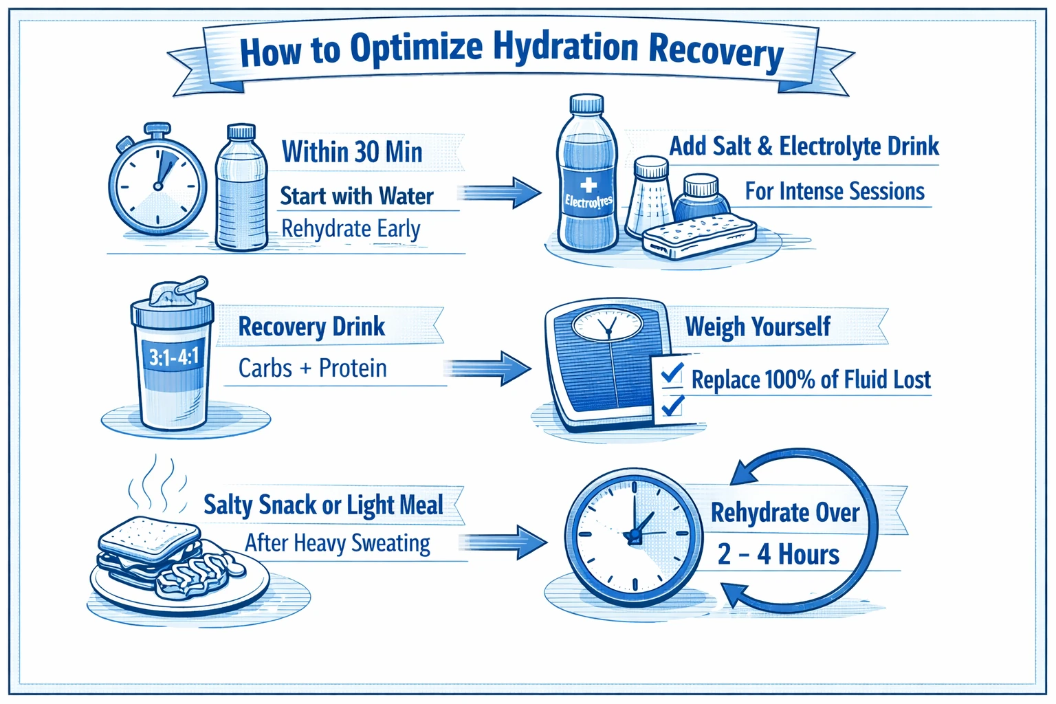 How to optimize hydration recovery