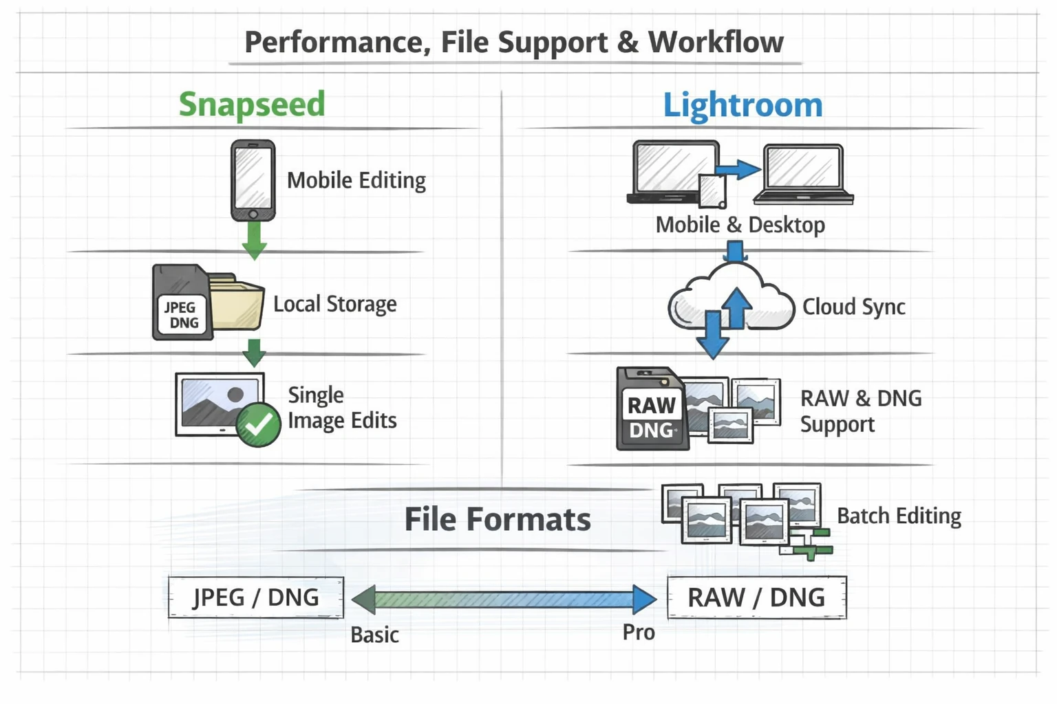 Performance, file support, and workflow