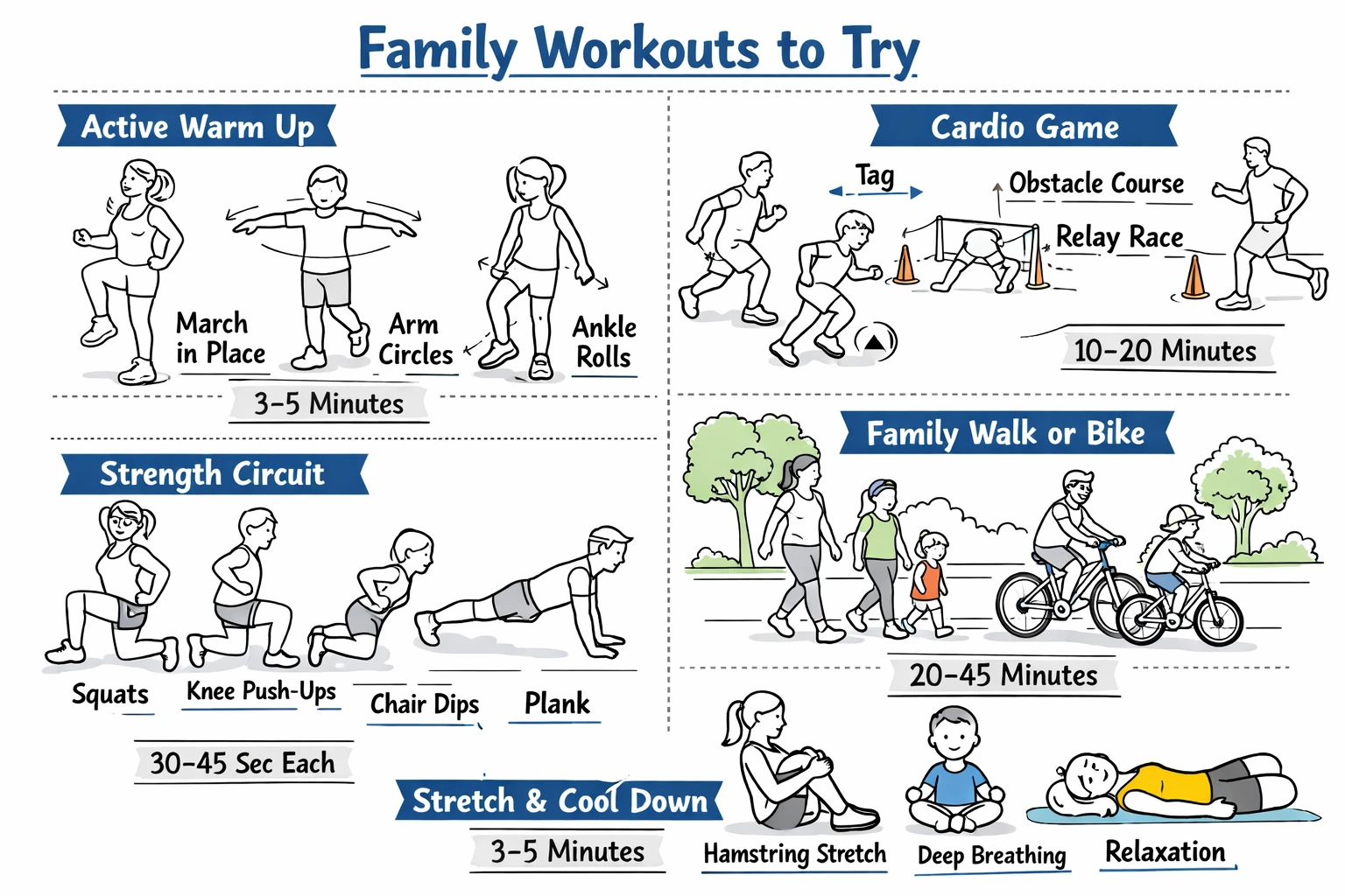 Family workouts to try