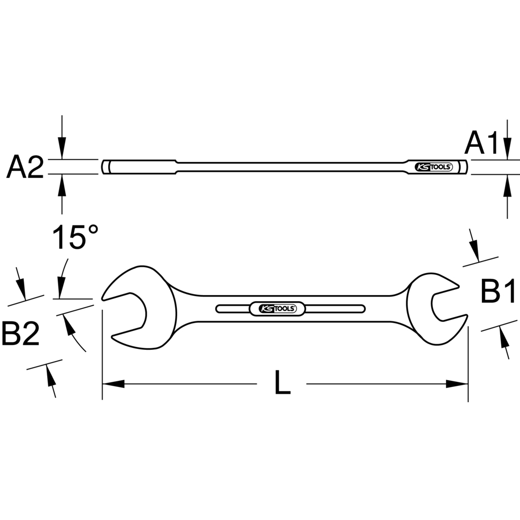 Discover more than 171 double ended spanner drawing