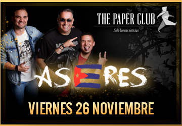 ASERES VIERNES 26 - THE PAPER CLUB