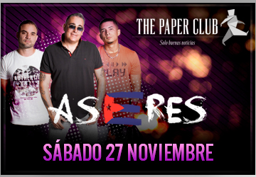ASERES SABADO 27 - THE PAPER CLUB