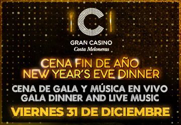 CENA FIN DE AÑO 2021 - GRAN CASINO COSTA MELONERAS