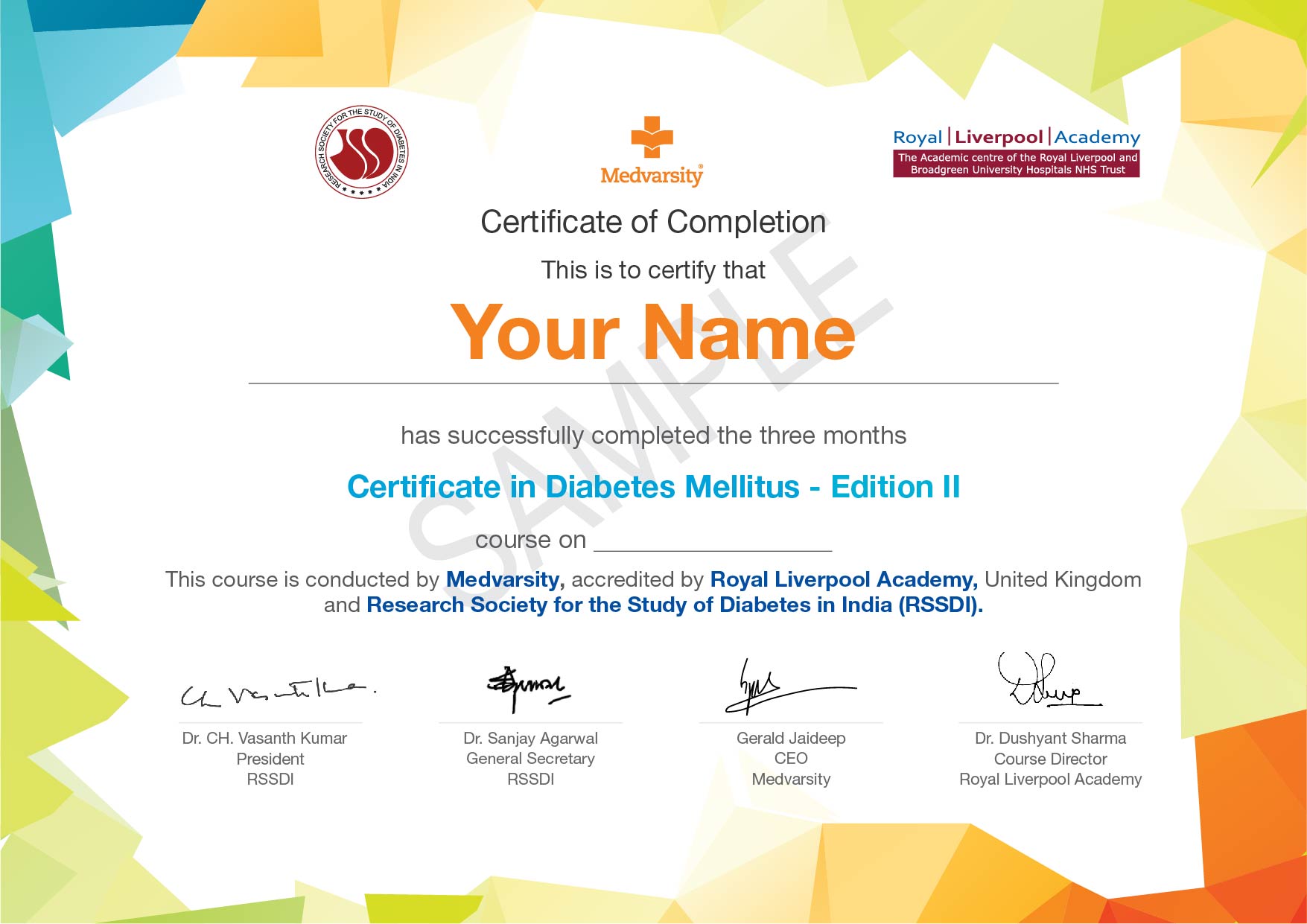 Certificate in Diabetes Mellitus offered by Medvarsity