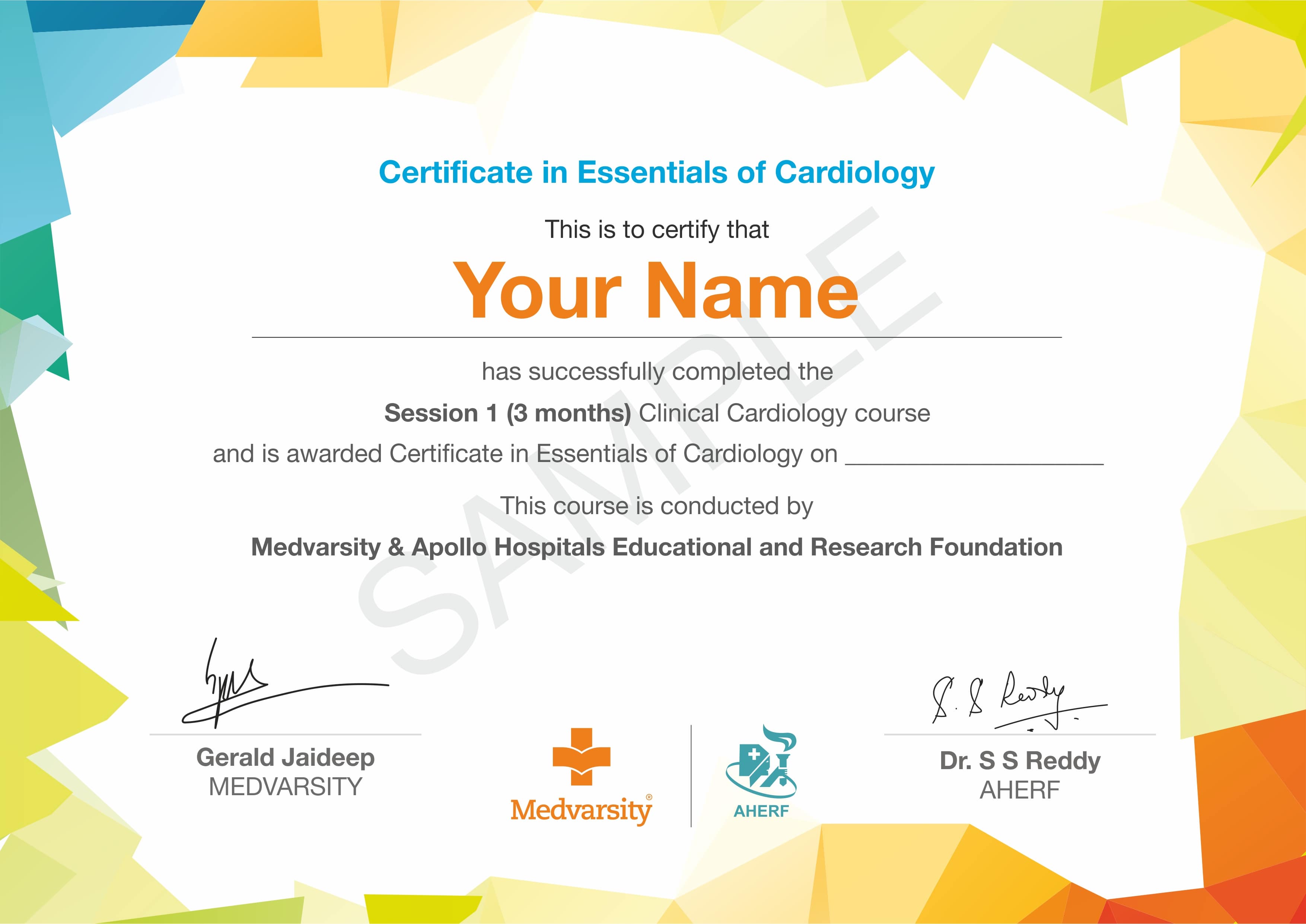 Certificate in Essentials of Cardiology Medvarsity