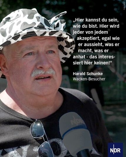 Foto von Wacken-Besucher Harald Schunke. Dazu sein Zitat: 