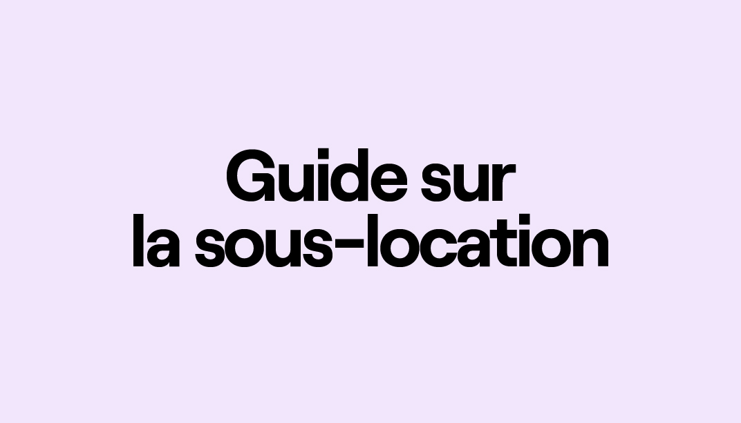 guide sous location 