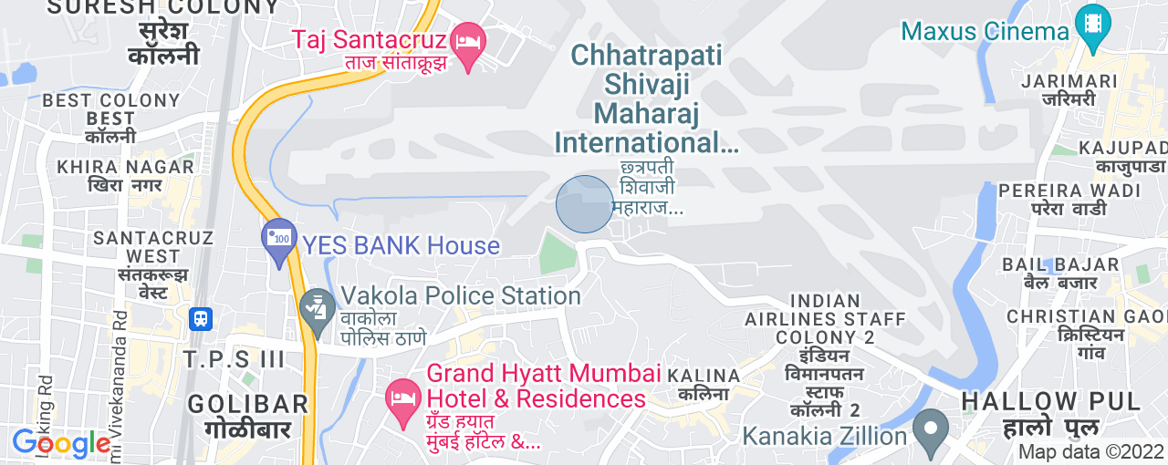 chhatrapati shivaji international airport terminal 2 map