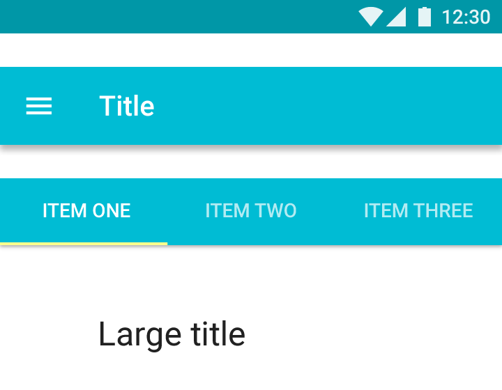 android tabview disable verticle scrolling