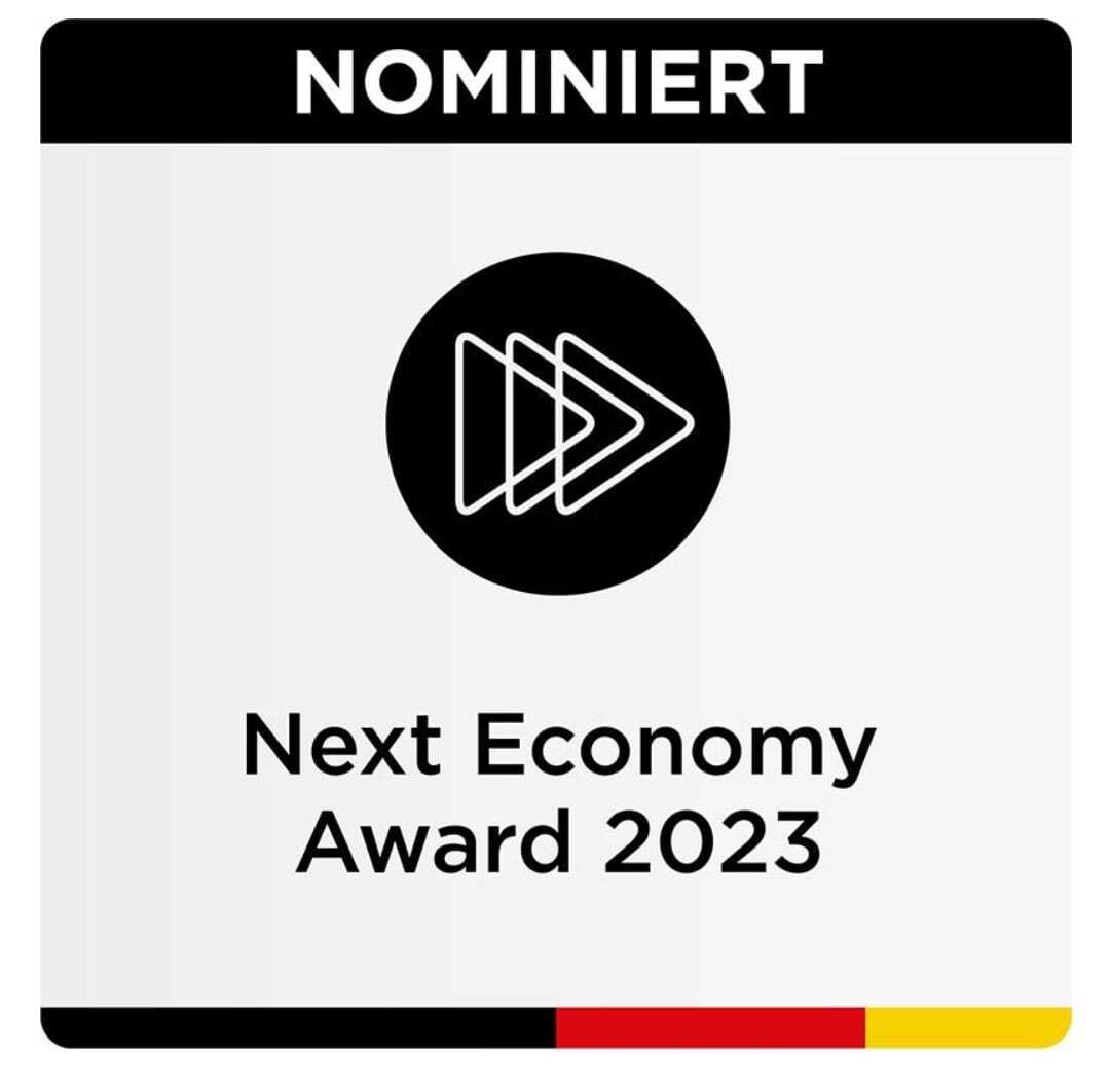 Nominierung Next Economy Award (NEA2.0)