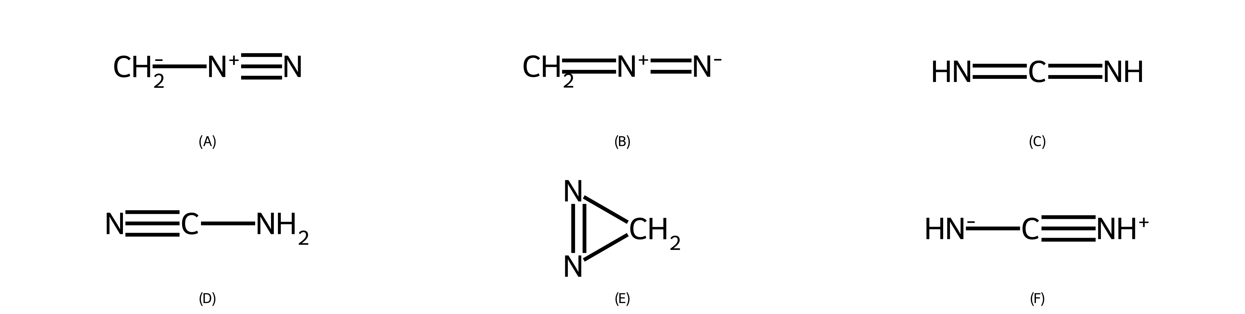 resonance structures CH2N2