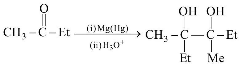 Question diagram: Which statement is incorrect about above major product?