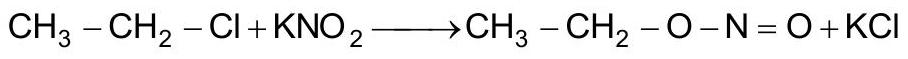 Question diagram: In which of the following reaction(s), the mention product i