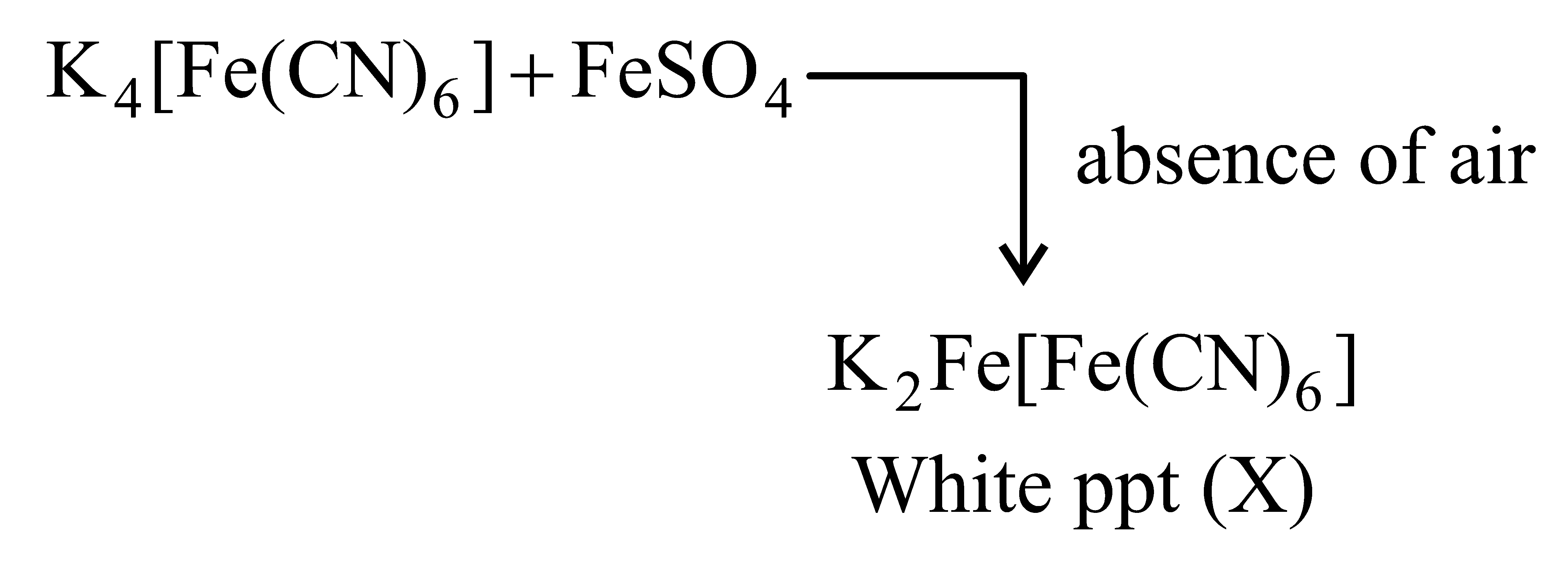 Question diagram: Question: Precipitate X is