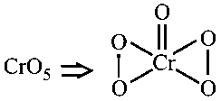 Question diagram: An acidified solution of potassium chromate was layered with