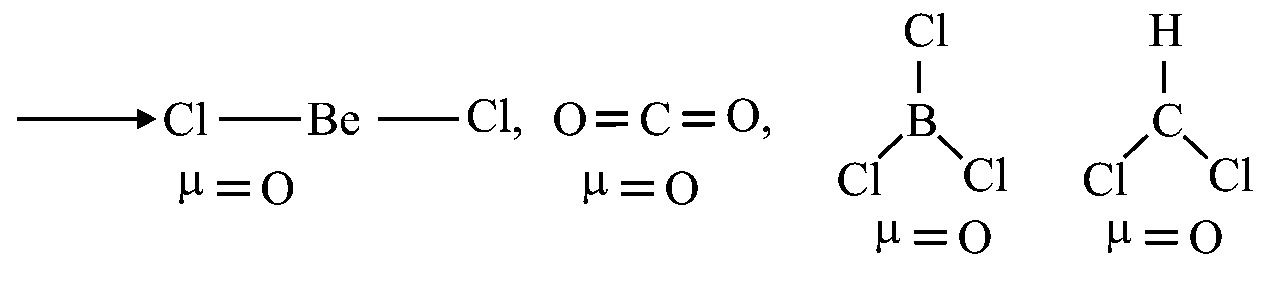 Question diagram: Each of the following options contains a set of four molecul