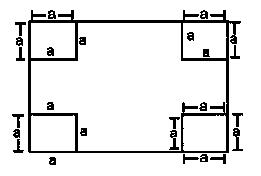 Question diagram: A rectangular sheet of fixed perimeter with sides having the