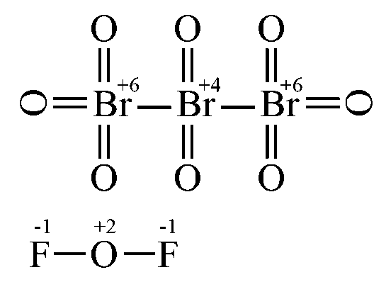 Question diagram: Consider the following molecules : Br 3 O 8 , F 2 O , H 2 S 