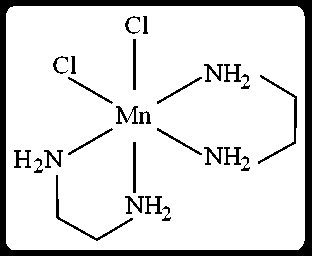 Question diagram: Total number of cis N - M n - C l bond angles (that is, M n 