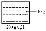 Question diagram: C 6 H 6 freezes at 5 . 5 ° C . The temperature at which a so