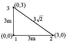 Question diagram: Three identical spheres each of mass M are placed at the cor