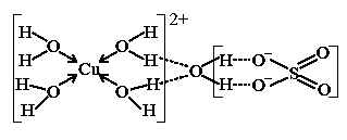 Question diagram: Given below are two statements . Statement I : In CuSO 4 · 5