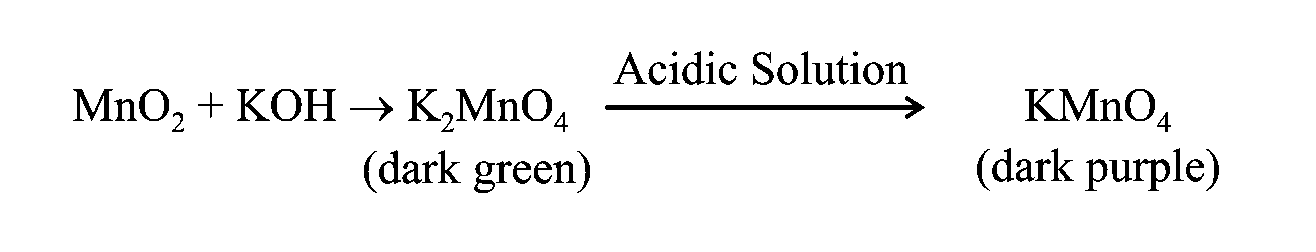 Question diagram: When X O 2 is fused with an alkali metal hydroxide in presen