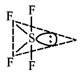 Question diagram: The molecular geometry of SF 6 is octahedral. What is the ge