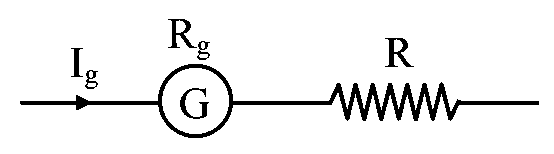 Question diagram: A galvanometer has a resistance of 50 Ω and it allows maximu
