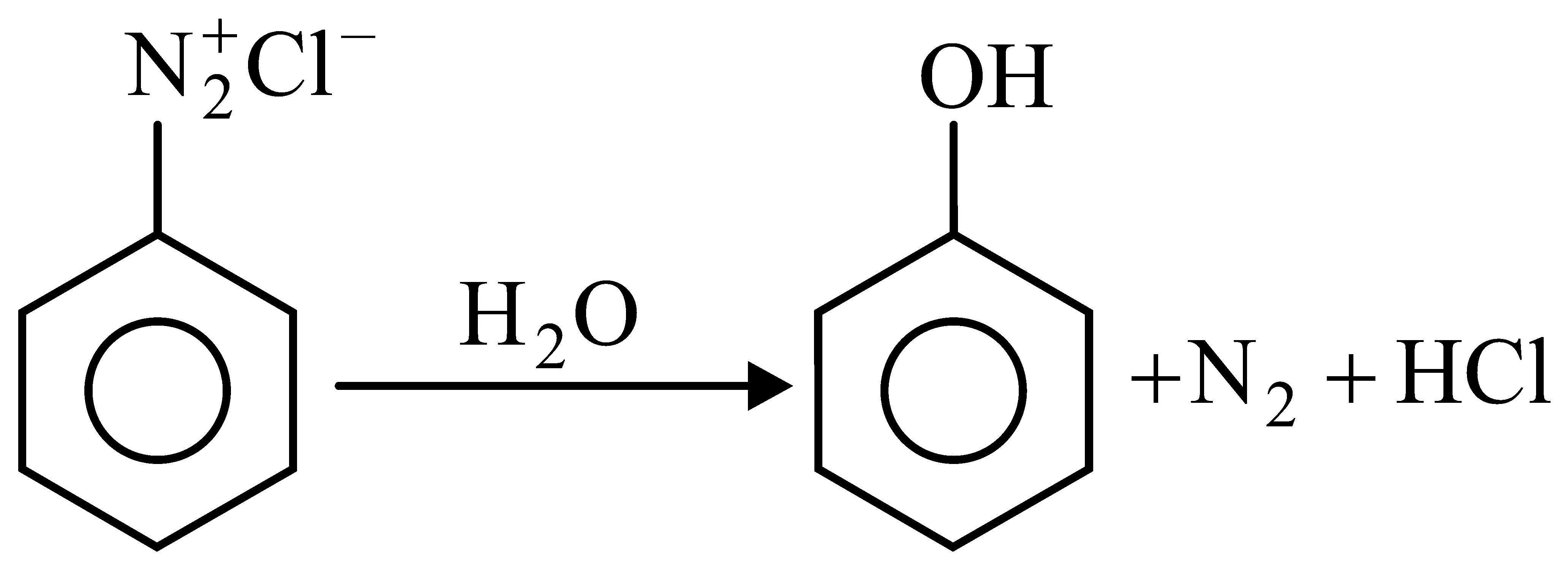Question diagram: Hydrolysis of which compound will give carbolic acid?