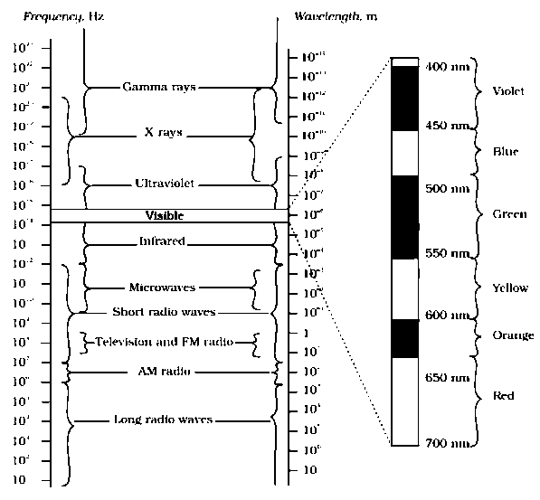 Question diagram: Choose the correct option relating wavelengths of different 