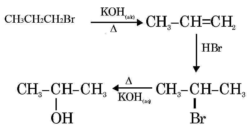 Question diagram: The product (C) in the below mentioned reaction is: CH 3 - C