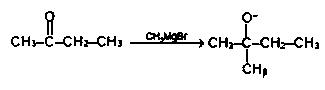 Question diagram: Consider the following reactions A i C H 3 M B r ( i i ) H 3