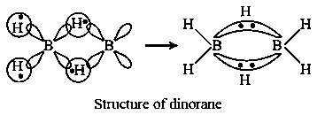 Question diagram: The number of 2 -centre- 2 -electron and 3 -centre- 2 -elect