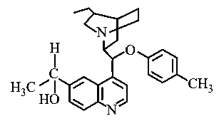 Question diagram: The number of chiral carbons present in the molecule given b