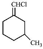 Question diagram: Among the following compounds, geometrical isomerism is exhi