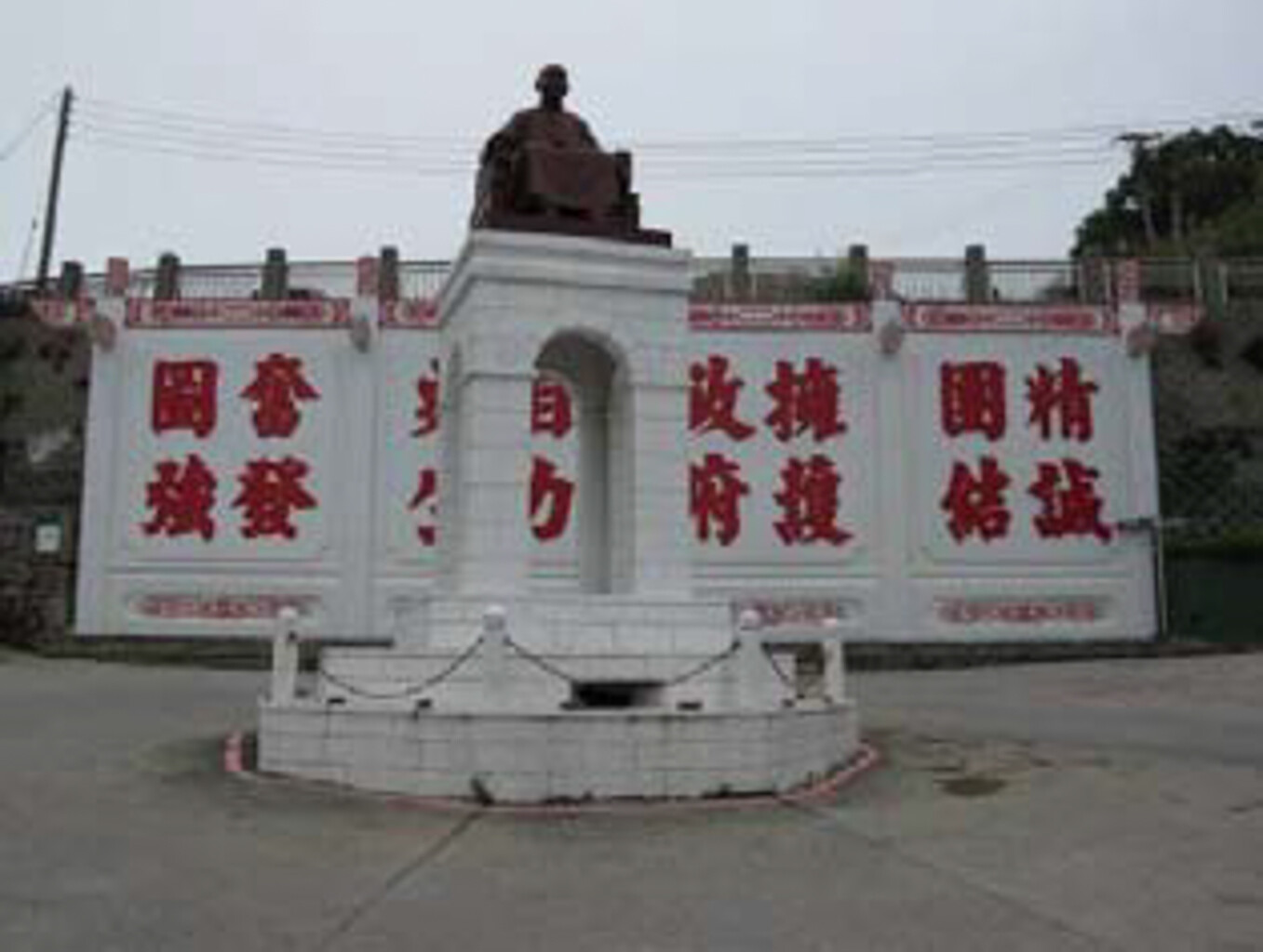 北竿蔣公銅像
