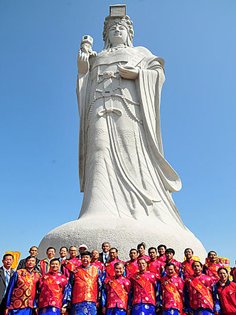 2009媽祖昇天祭祭祀大典 媽祖巨神像完工剪綵─馬祖日報