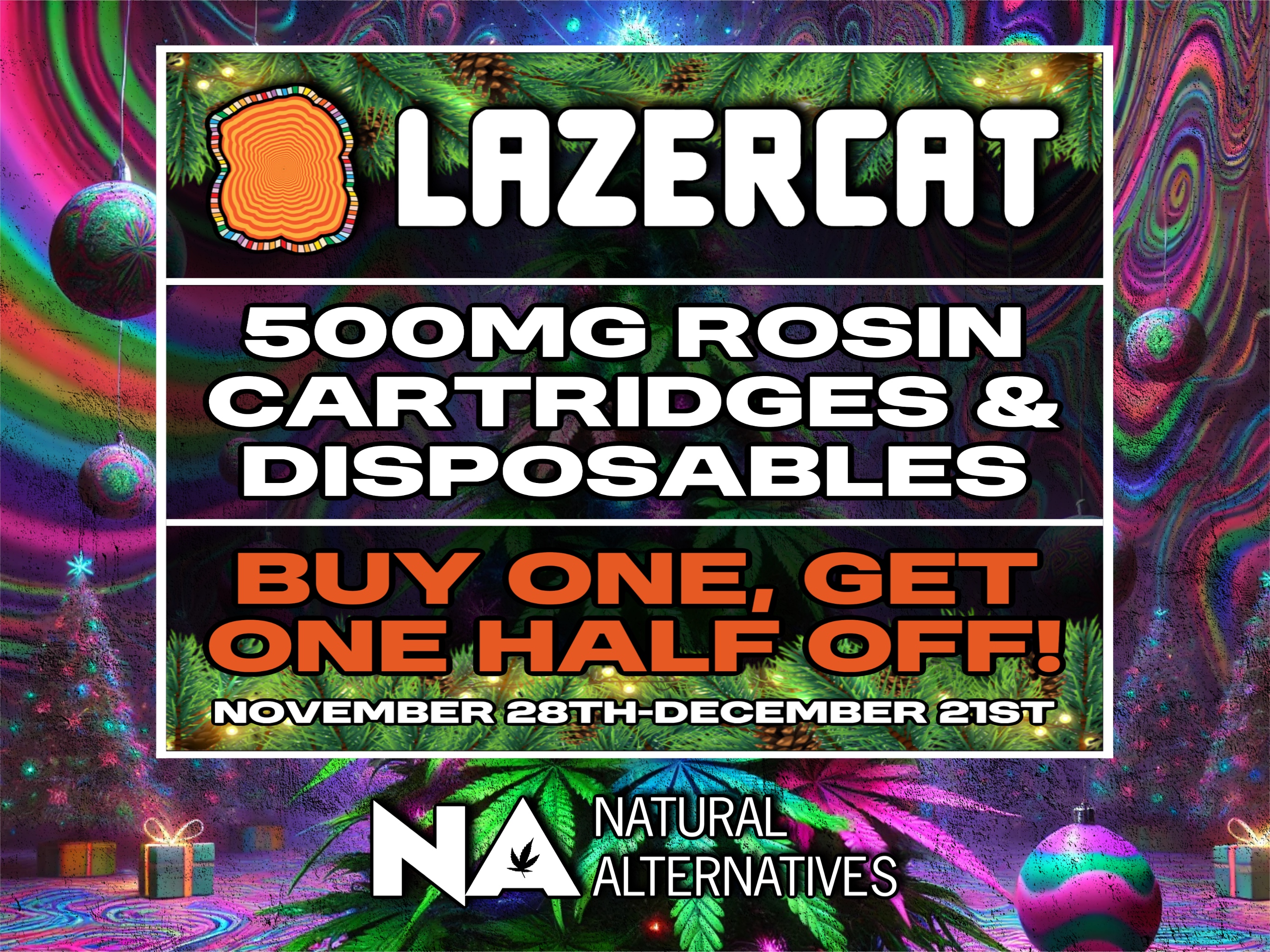 November 28th - December 21st Lazercat BOGO Cartridges
