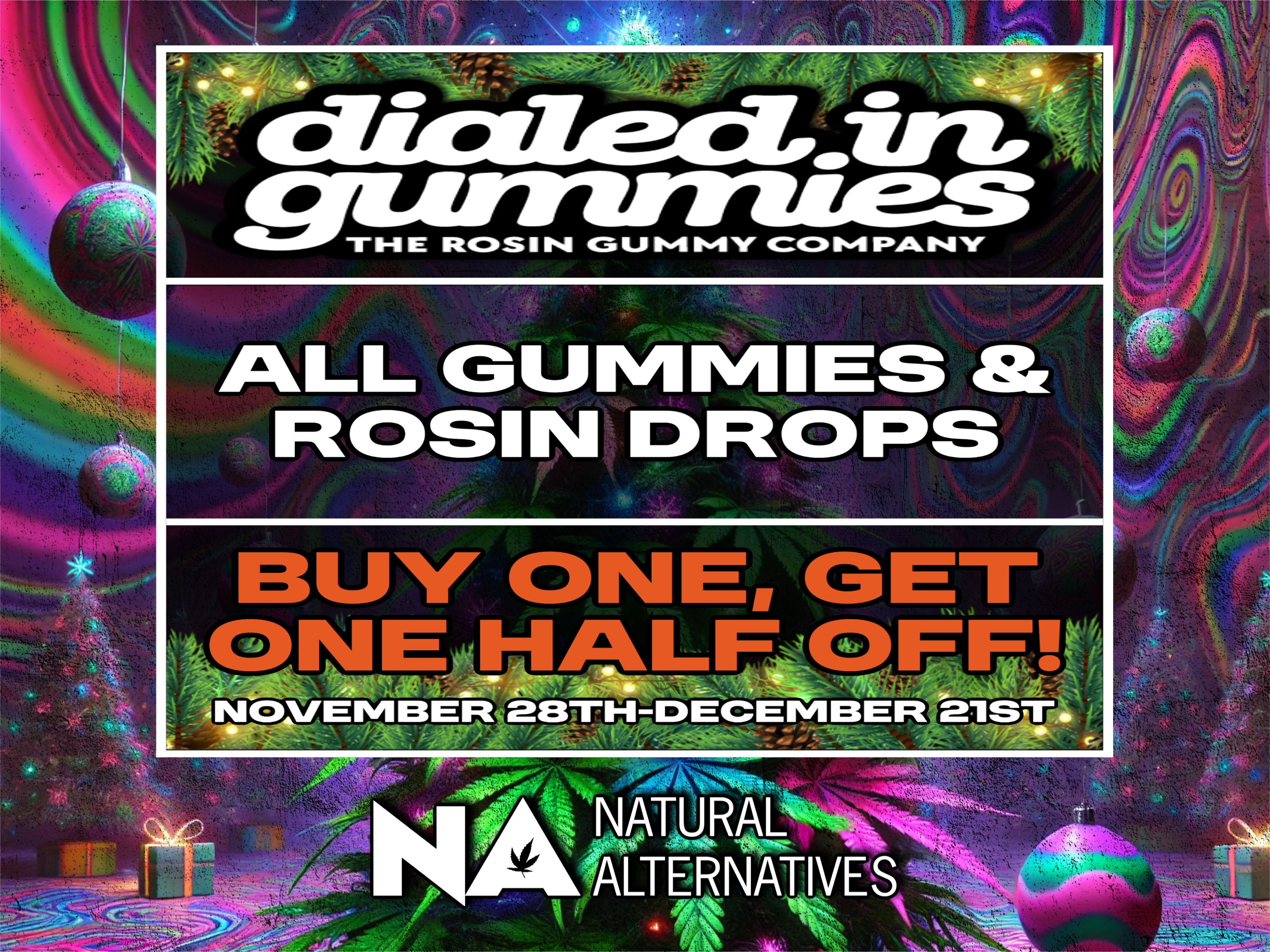 November 28th - December 21st Dialed Dialed Gummies