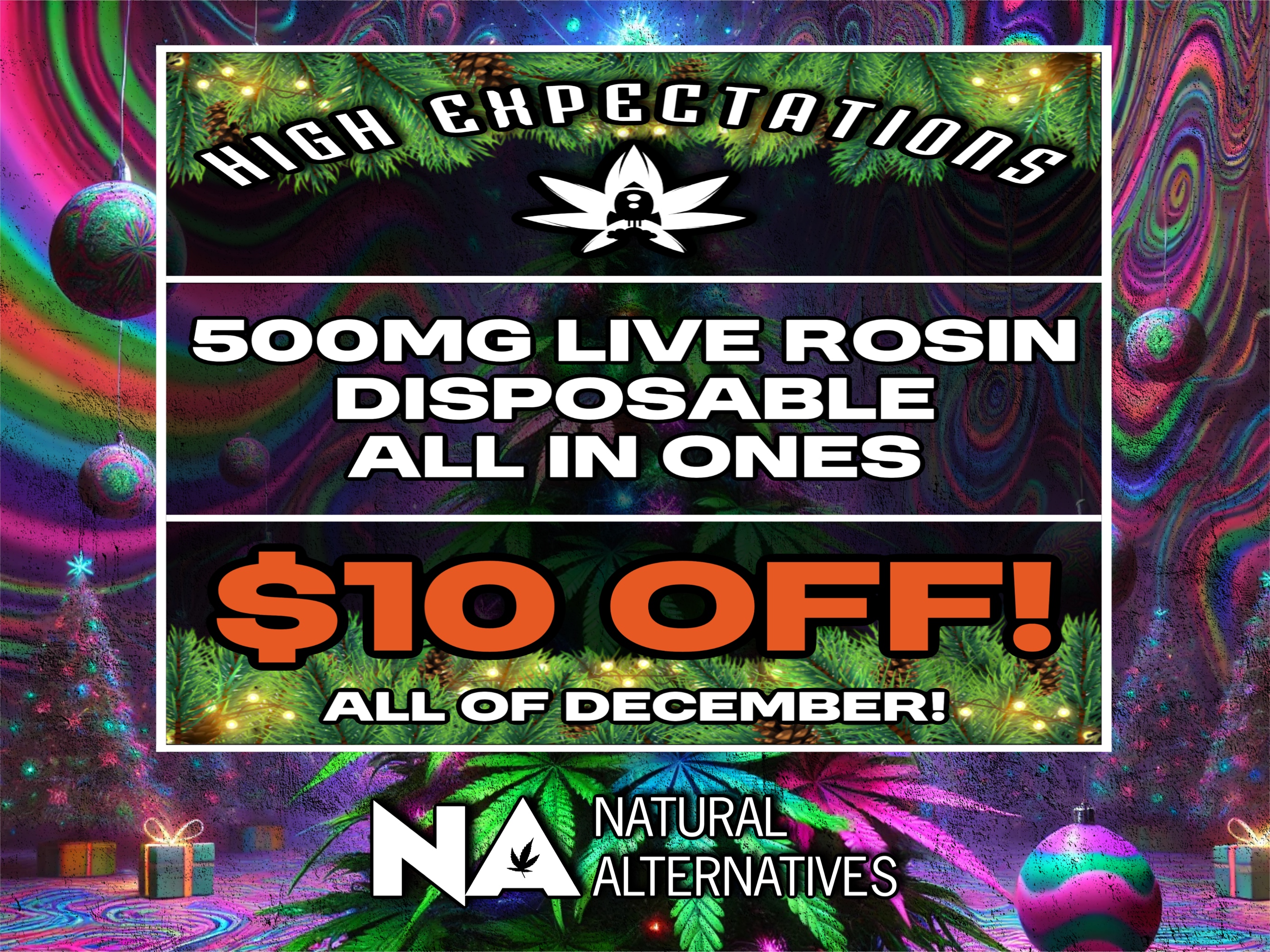 December Sale High Expectations Disposables