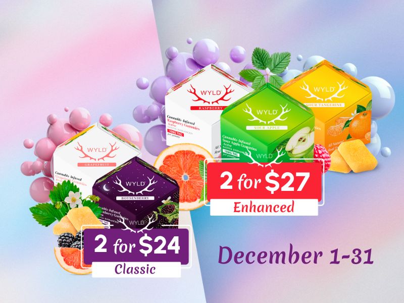 Wyld - 2 for $24 Classic; 2 for $27 Enhanced