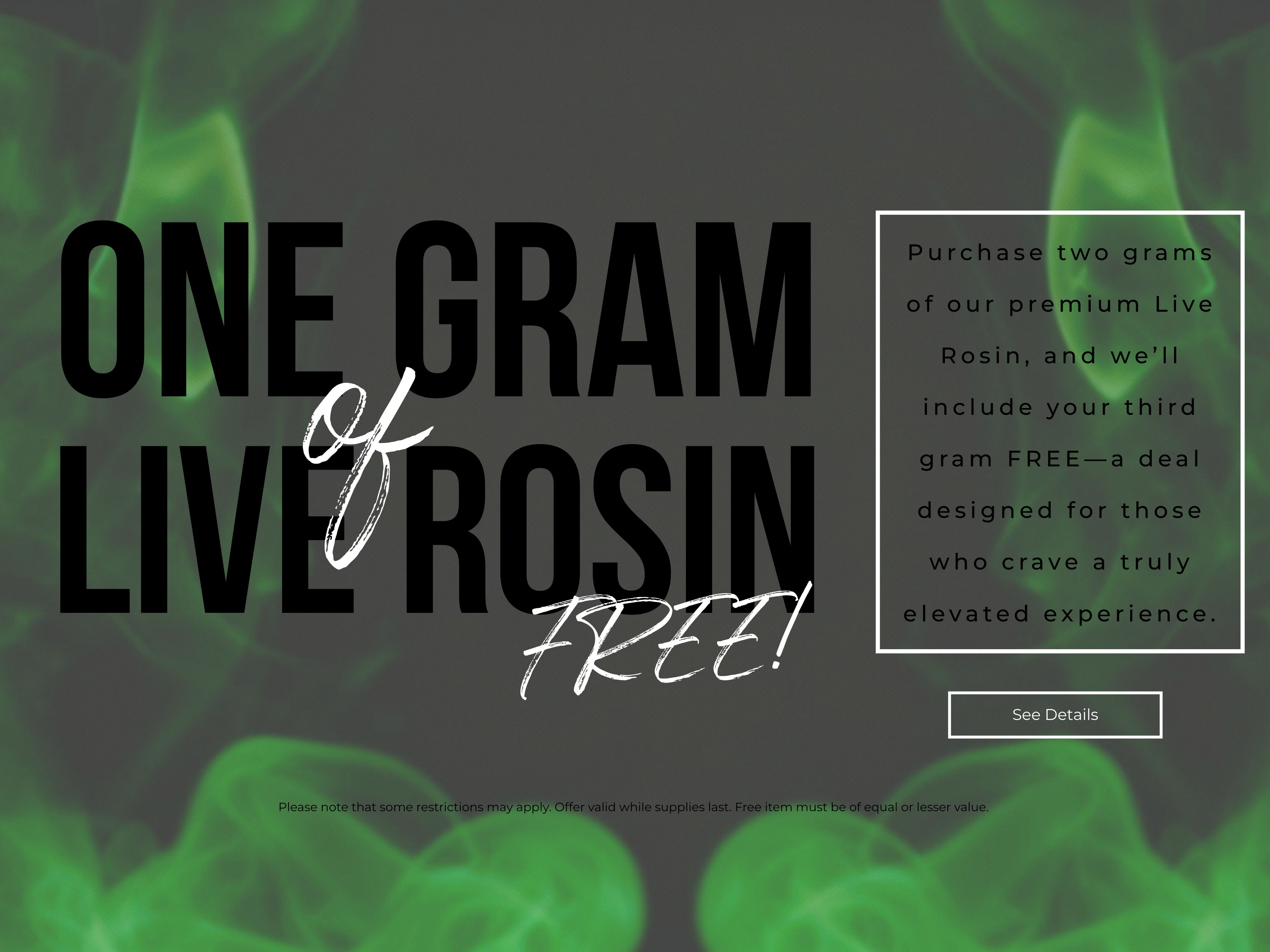 B2G1 | Live Rosin