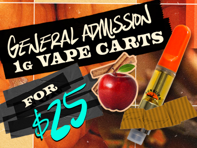 General Admission Vapes: $25