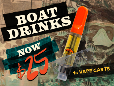 Boat Drinks Vapes: $25