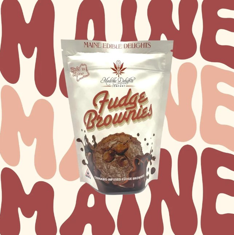 Fudge Brownies - Medible Delights - Edibles - 100mg