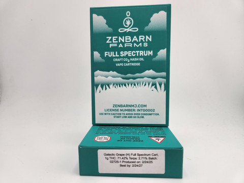 ZenBarn Farms Vape - Galactic Grape 1g
