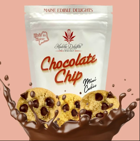Mini Chocolate Chip Cookies - Medible Delights