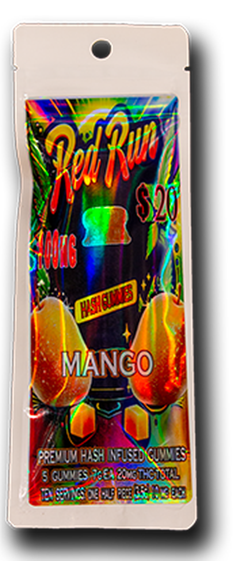 Mango Hash Gummies 100mg