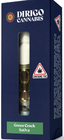 Green Crack - Dirigo Cannabis - Distillate Cart - 1g